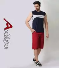 تاپ شلوارک مردانه - مدل داوید | ست تیشرت شلوارک مردانه | فروش عمده تیشرت شلوارک مردانه | تیشرت شلوارک ورزشی مردانه | پوشاک مشهد | برند اندیشه |